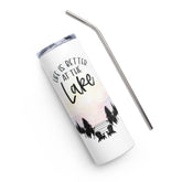 Take Your Favorite Drink On-The-Go with Our Lake-Inspired Tumbler